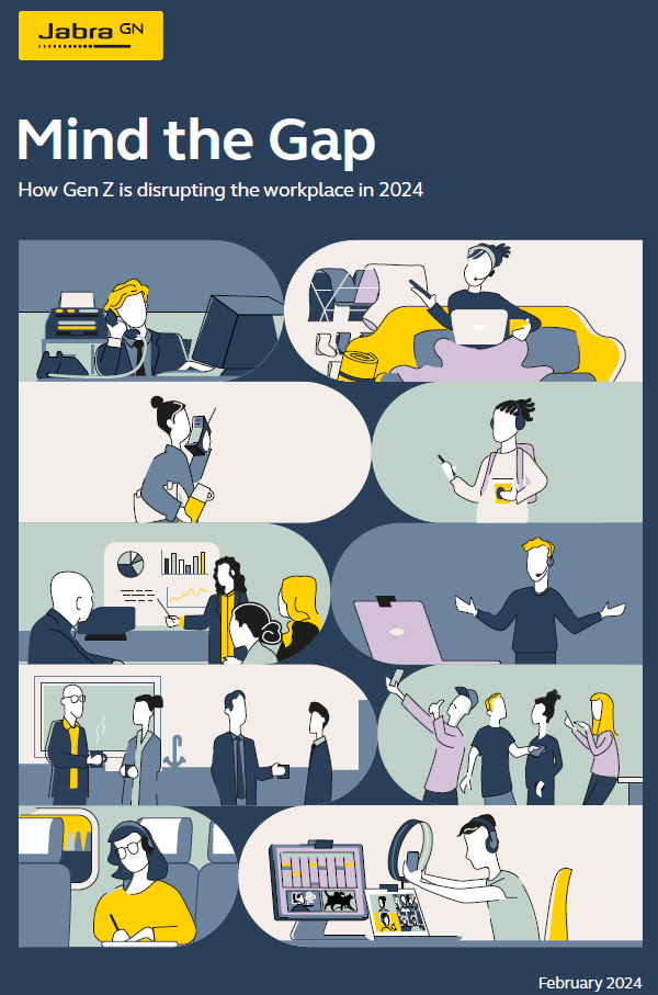 Jabra Mind the Gap - How Gen Z is disrupting the workplace in 2024 Report Screenshot