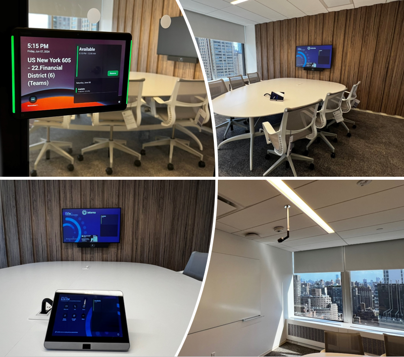 Microsoft Teams Rooms Informa HQ meeting room refresh medium size rooms