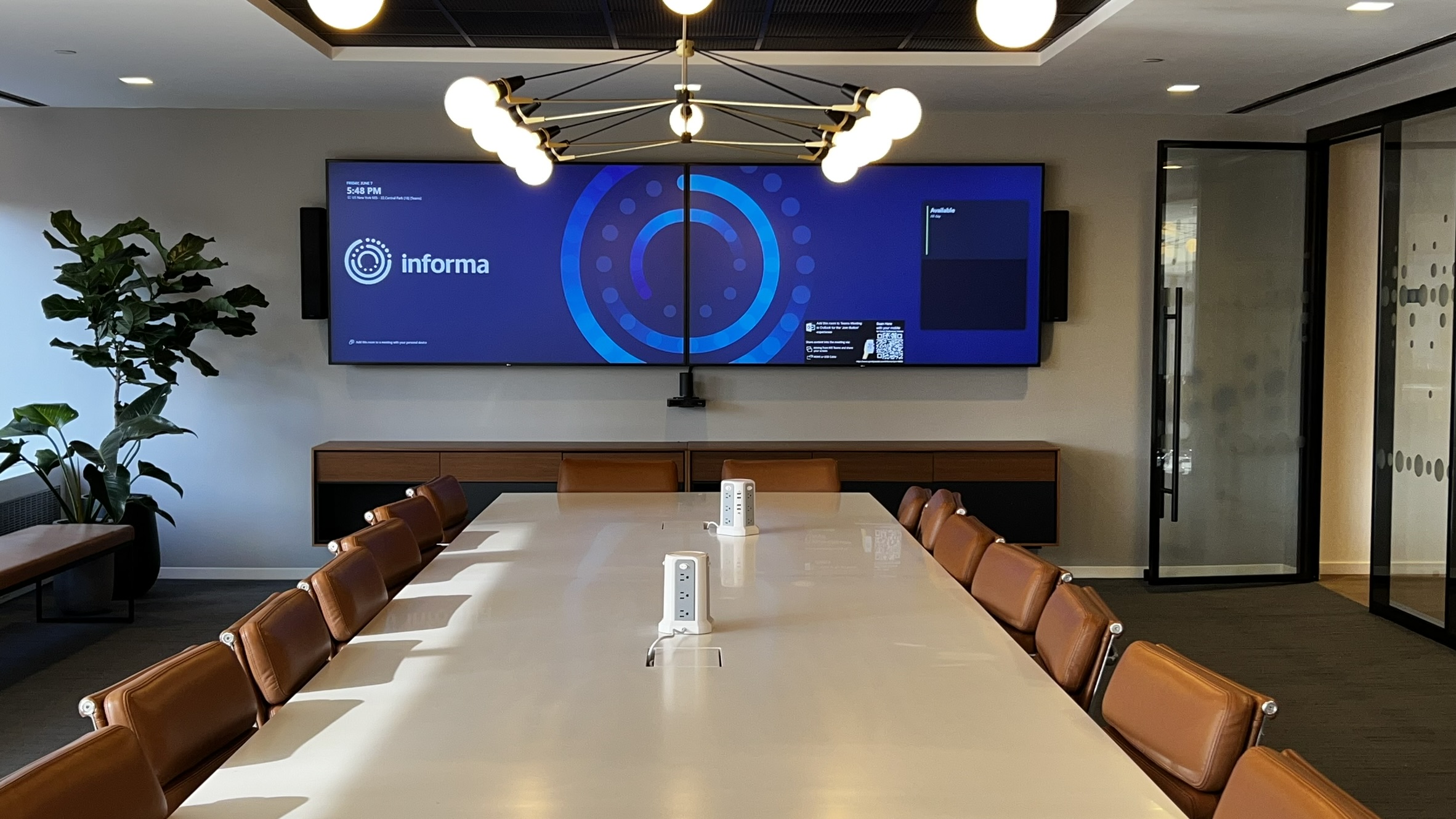 Microsoft Teams Rooms Informa HQ meeting room refresh townhall